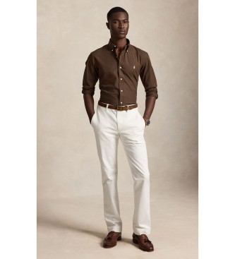 Polo Ralph Lauren Chemise en popeline stretch Custom Fit marron