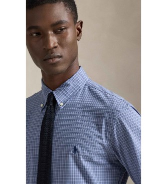 Polo Ralph Lauren Custom Fit stretch poplin shirt blue