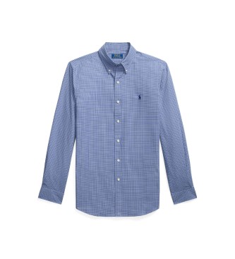 Polo Ralph Lauren Custom Fit stretch poplin shirt blue