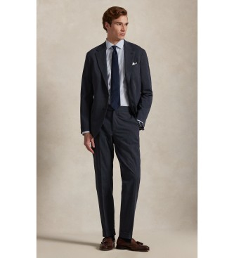 Polo Ralph Lauren Camicia in popeline elasticizzato blu su misura