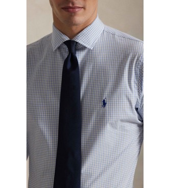 Polo Ralph Lauren Camicia in popeline elasticizzato blu su misura