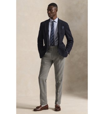 Polo Ralph Lauren Camicia in popeline blu slim fit