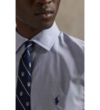 Polo Ralph Lauren Camicia in popeline blu slim fit