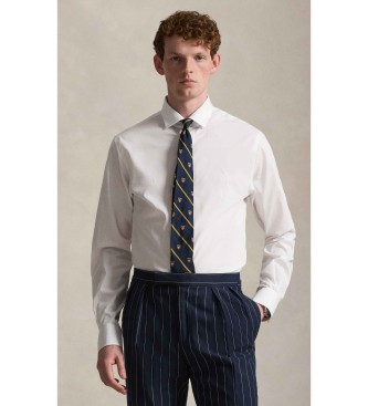 Polo Ralph Lauren Camisa de popelina de corte justo branca