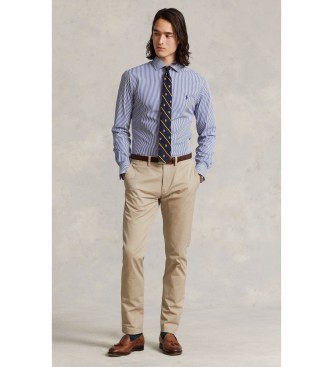 Polo Ralph Lauren Camicia in popeline Slim Fit blu