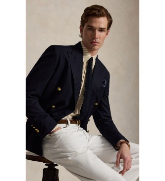 Polo Ralph Lauren Popeline en stretch Custom Fit overhemd beige