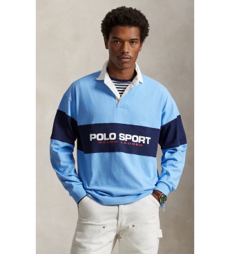 Polo Ralph Lauren Polo Sport Big Fit rugby shirt blauw