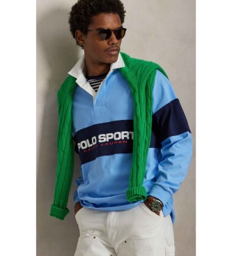 Polo Ralph Lauren Polo Sport Big Fit rugby shirt blauw