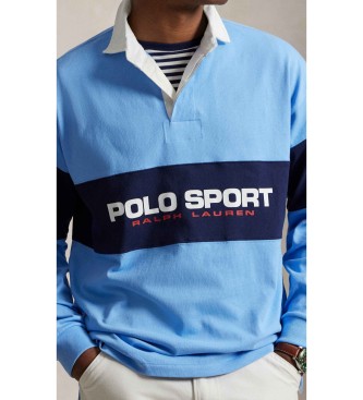 Polo Ralph Lauren Polo Sport Big Fit rugby shirt blauw