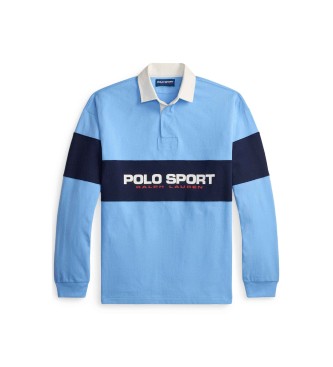Polo Ralph Lauren Polo Sport Big Fit rugby shirt blauw