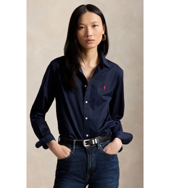 Polo Ralph Lauren Navy Classic Fit cotton twill shirt