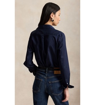 Polo Ralph Lauren Navy Classic Fit cotton twill shirt