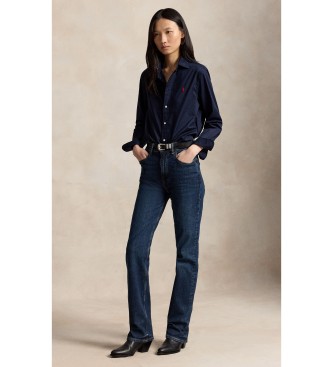 Polo Ralph Lauren Navy Classic Fit cotton twill shirt