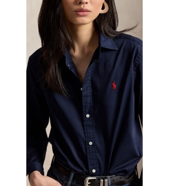 Polo Ralph Lauren Navy Classic Fit cotton twill shirt