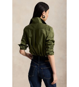 Polo Ralph Lauren Green Classic Fit cotton twill shirt