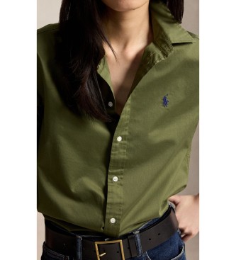 Polo Ralph Lauren Green Classic Fit cotton twill shirt