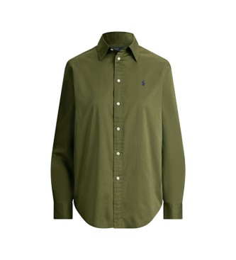 Polo Ralph Lauren Green Classic Fit cotton twill shirt
