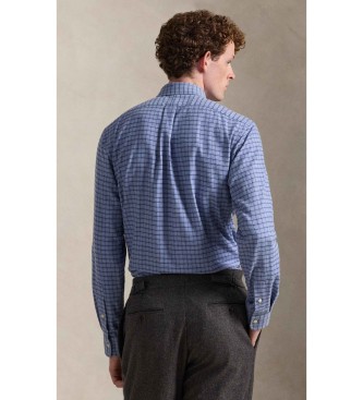 Polo Ralph Lauren Custom Fit technical twill shirt blue