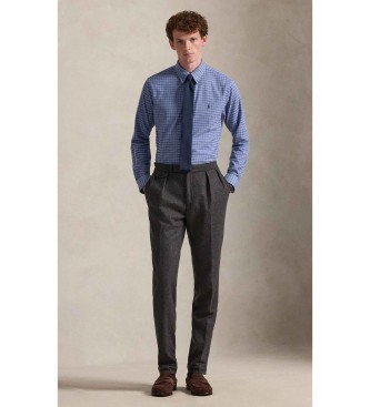 Polo Ralph Lauren Custom Fit technical twill shirt blue