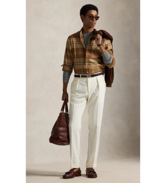 Polo Ralph Lauren Custom Fit technical twill shirt brown