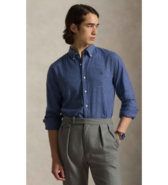 Polo Ralph Lauren Custom Fit technical twill shirt blue
