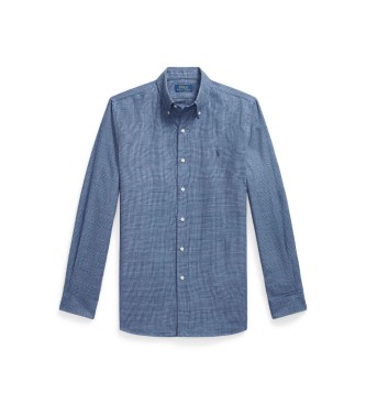 Polo Ralph Lauren Custom Fit technical twill shirt blue