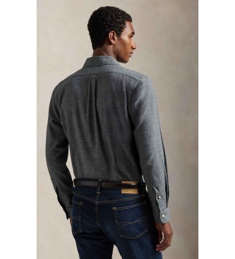 Polo Ralph Lauren Custom Fit technical twill shirt grey