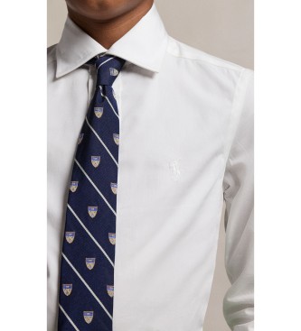 Polo Ralph Lauren Camisa de vestir de paño de algodón blanco