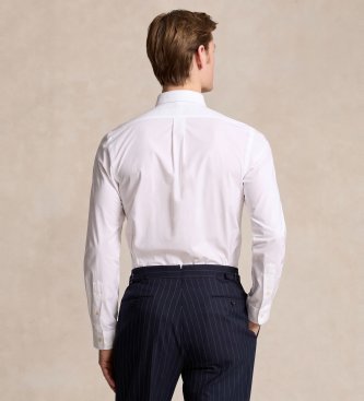 Polo Ralph Lauren Camicia bianca in popeline elasticizzato slim fit