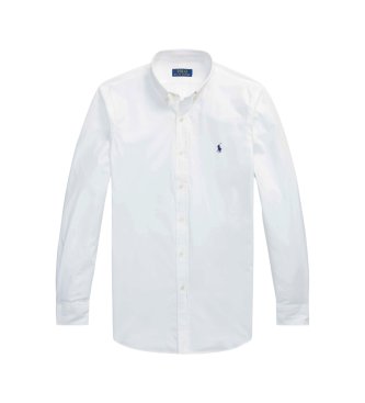 Polo Ralph Lauren Camicia bianca in popeline elasticizzato slim fit