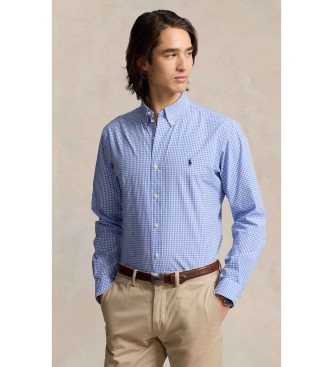 Polo Ralph Lauren Camisa el�stica de popelina Slim Fit azul