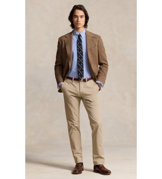 Polo Ralph Lauren Camisa el�stica de popelina Slim Fit azul