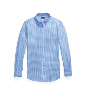 Polo Ralph Lauren Camisa el�stica de popelina Slim Fit azul