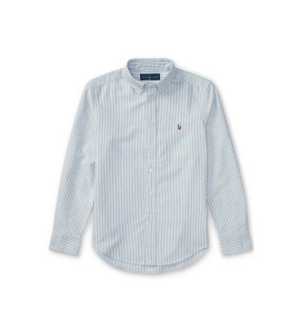 Polo Ralph Lauren Camisa Oxford a rayas blanco