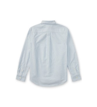 Polo Ralph Lauren Camisa Oxford a rayas blanco