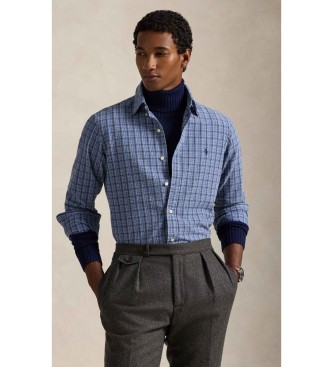 Polo Ralph Lauren Brushed oxford shirt Custom Fit blue