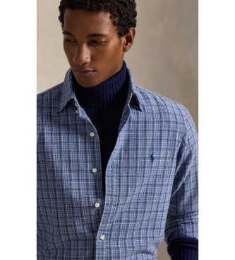 Polo Ralph Lauren Brushed oxford shirt Custom Fit blue