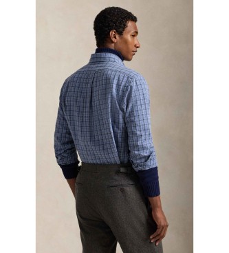 Polo Ralph Lauren Brushed oxford shirt Custom Fit blue