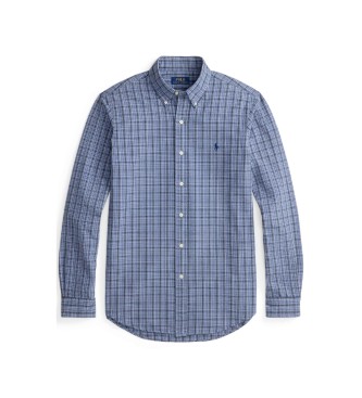 Polo Ralph Lauren Brushed oxford shirt Custom Fit blue
