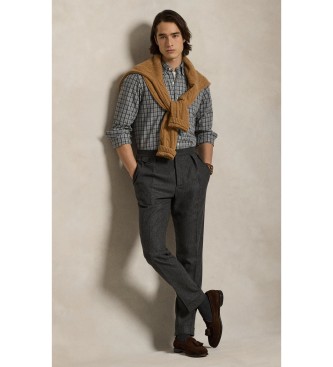 Polo Ralph Lauren Brushed oxford shirt Custom Fit grey