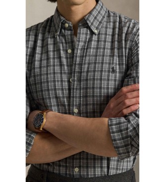 Polo Ralph Lauren Brushed oxford shirt Custom Fit grey