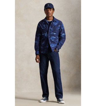 Polo Ralph Lauren Camisa oxford con Polo Bear Classic Fit marino