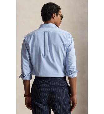 Polo Ralph Lauren Camicia oxford con Polo Bear Custom Fit blu