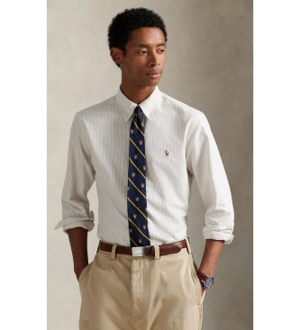 Polo Ralph Lauren Camicia oxford a righe Custom Fit beige
