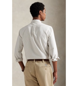 Polo Ralph Lauren Camicia oxford a righe Custom Fit beige
