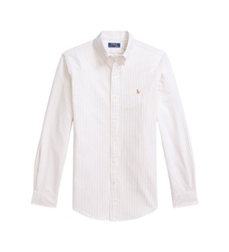 Polo Ralph Lauren Camicia oxford a righe Custom Fit beige