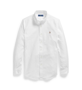 Polo Ralph Lauren Camisa oxford de ajuste personalizado branca