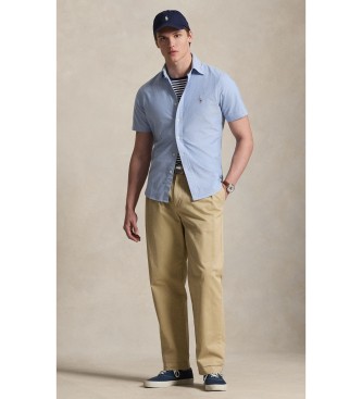 Polo Ralph Lauren Modra srajca oxford Custom Fit