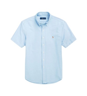 Polo Ralph Lauren Modra srajca oxford Custom Fit