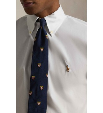 Polo Ralph Lauren Camisa Oxford de ajuste personalizado branca